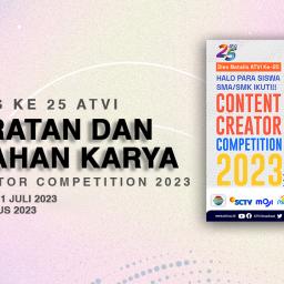 Conten Creator Competition Dies Natalis Ke-25 ATVI 2023
